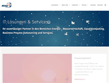 Tablet Screenshot of msu-solutions.de